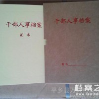 干部人事档案盒 干部履历表 十大类分类纸 分类角 散材料 干部档案目录