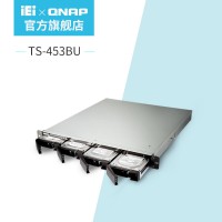 QNAP威联通TS-453BU-4G单电企业级四盘机架式网络存储器NAS含导轨