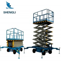 厂家现货供应 SJY移动剪叉式升降平台 高空作业液压升降机可定制