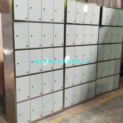 广州不锈钢清洁柜办公家具工厂定做不锈钢多门储物柜