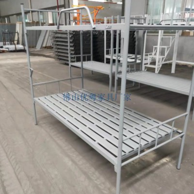 广州方管、双 单层床50双层铁床批发上下铁床双层方管铁床厂家