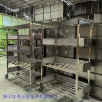 广州库房货架供应不锈钢货架304L不锈钢圆管货架定做
